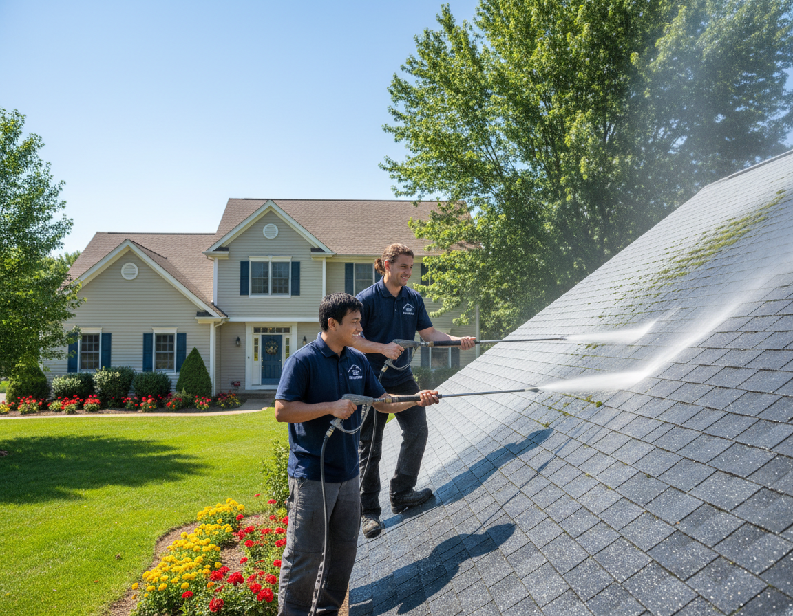 Westerville Roof Washing And Algae Removal