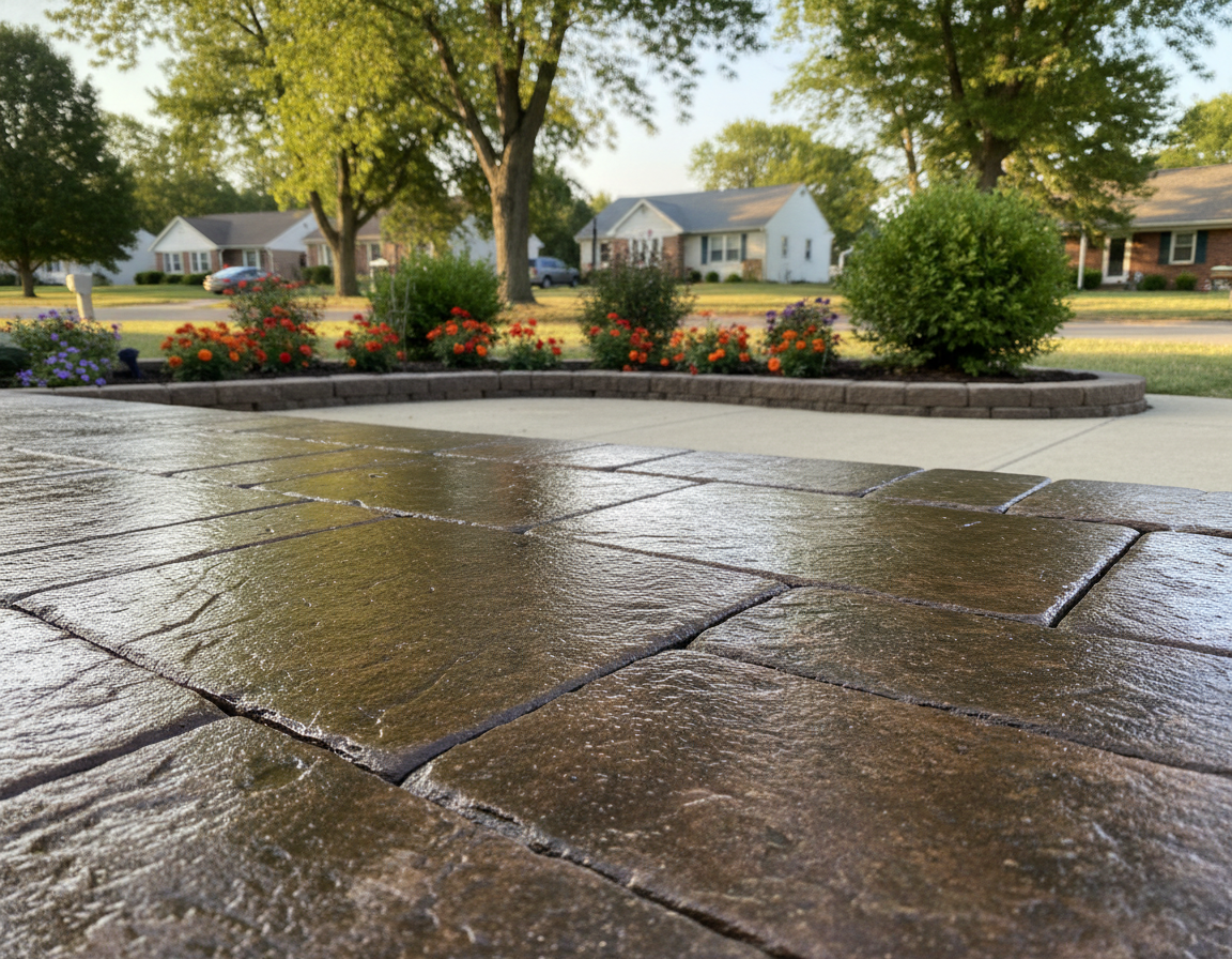 Concrete Paver Sealing In Lewis Center
